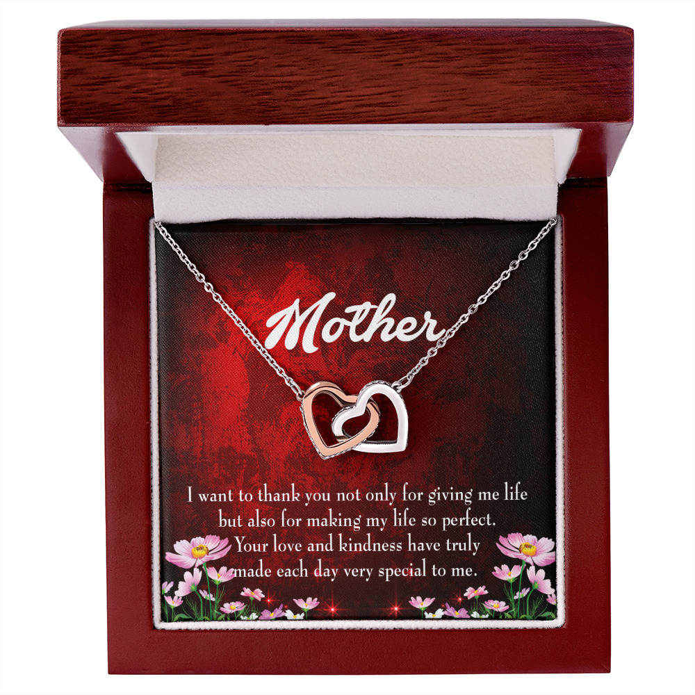 To Mom Thank You For Your Love and KindnessInseparable Necklace